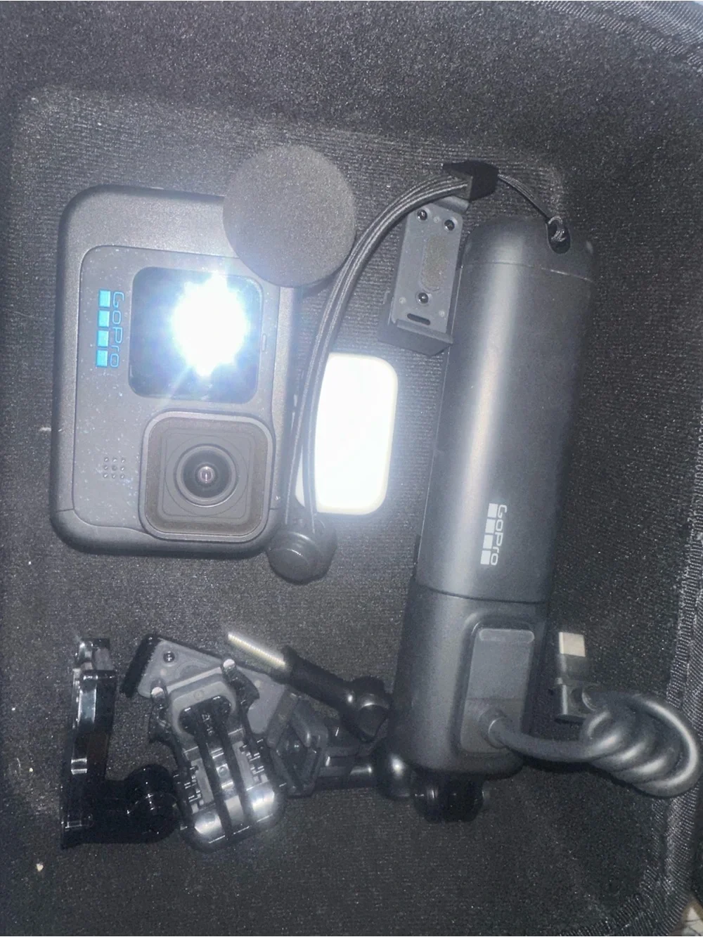 GoPro HERO Black Camera Bundle with Black Floating Handle and Mounts